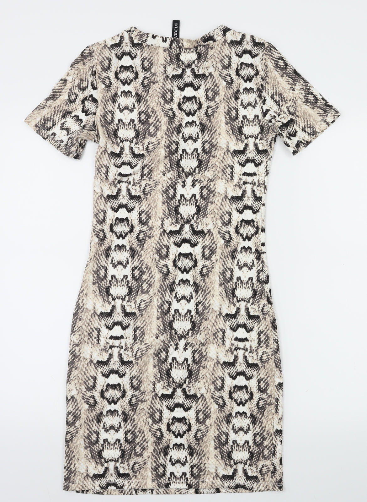 H&M Womens Brown Animal Print  A-Line  Size 8