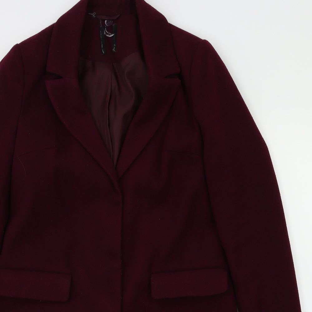 Primark Womens Purple   Jacket Coat Size 8
