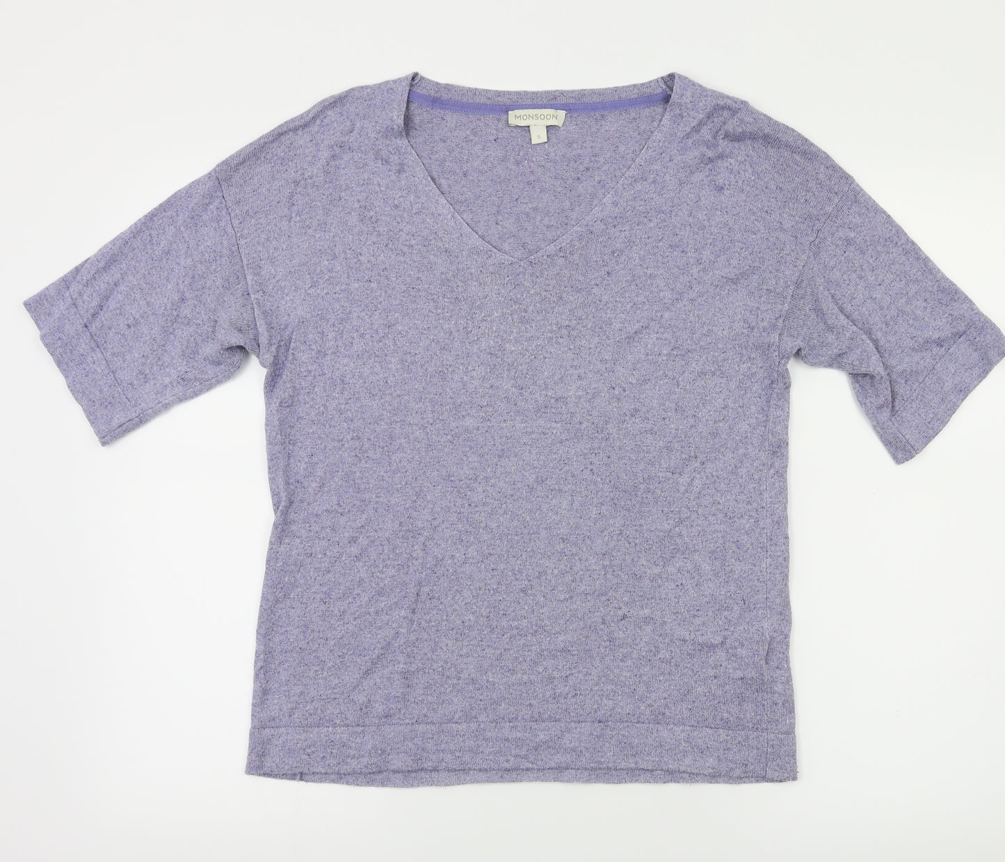 Monsoon Womens Blue   Basic T-Shirt Size S
