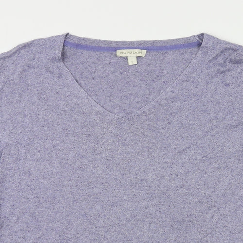 Monsoon Womens Blue   Basic T-Shirt Size S