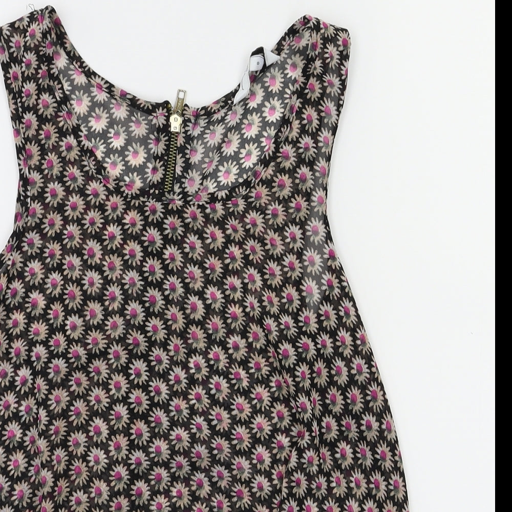 new look  Womens Multicoloured Floral  Basic Blouse Size 8