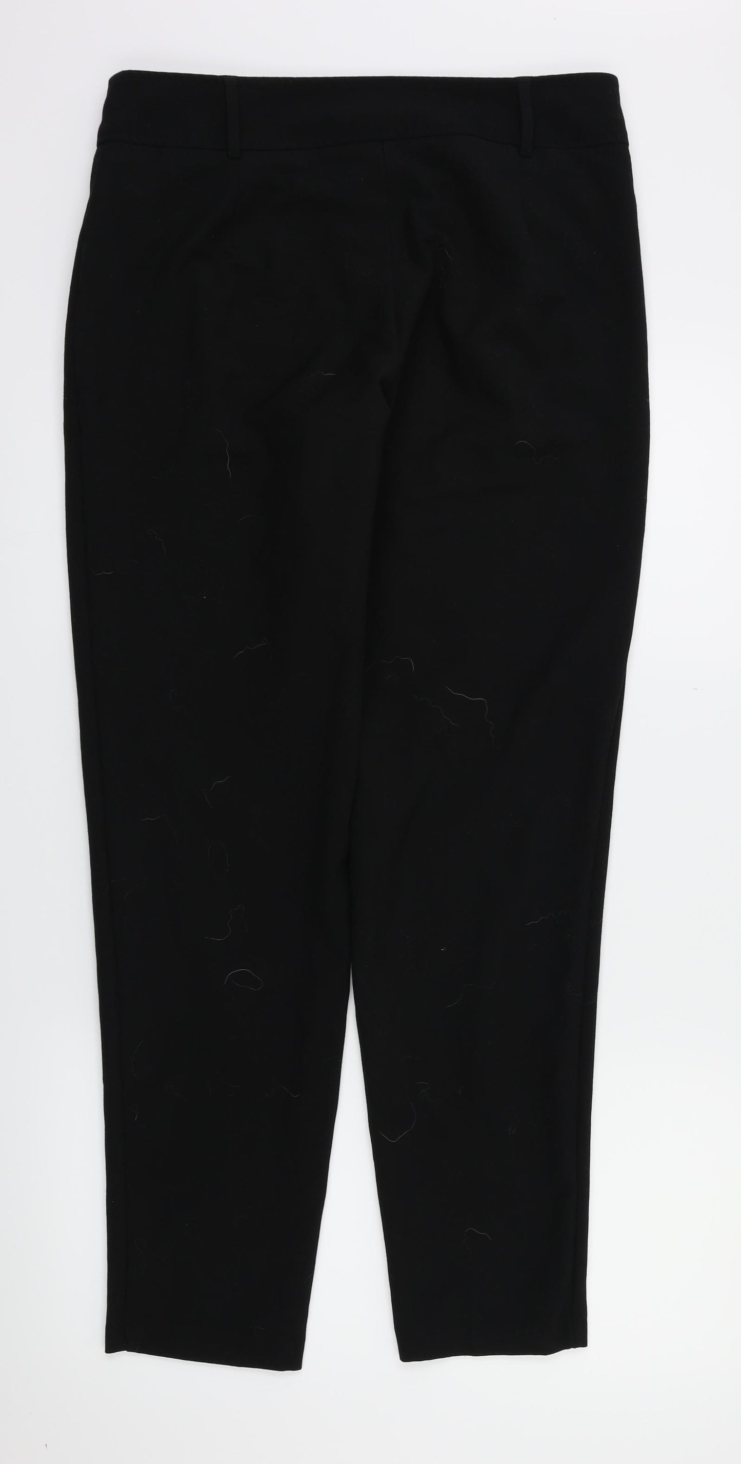 next  Womens Black   Trousers  Size 10 L29 in