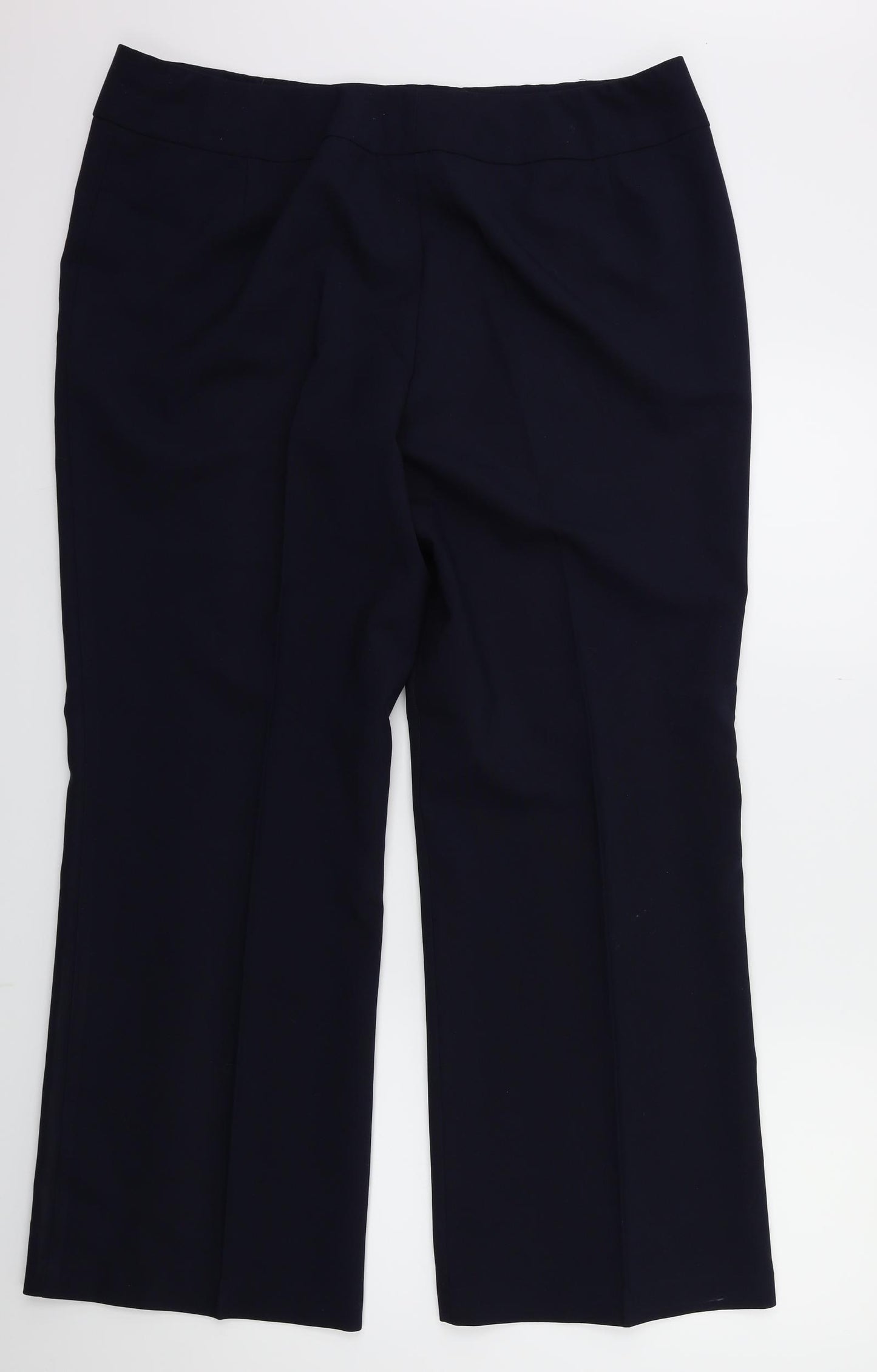 m&s Womens Blue   Trousers  Size 18 L29 in