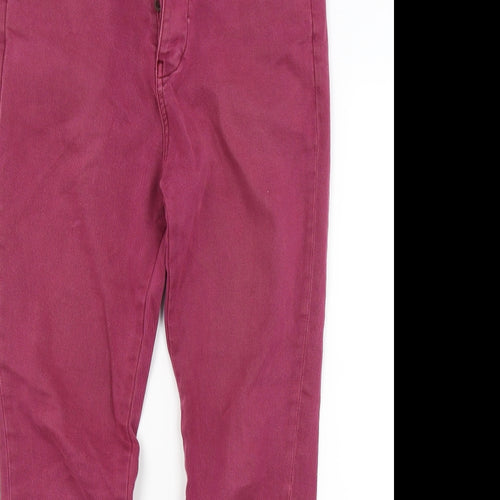ASOS Womens Red  Denim Skinny Jeans Size 30 in L28 in
