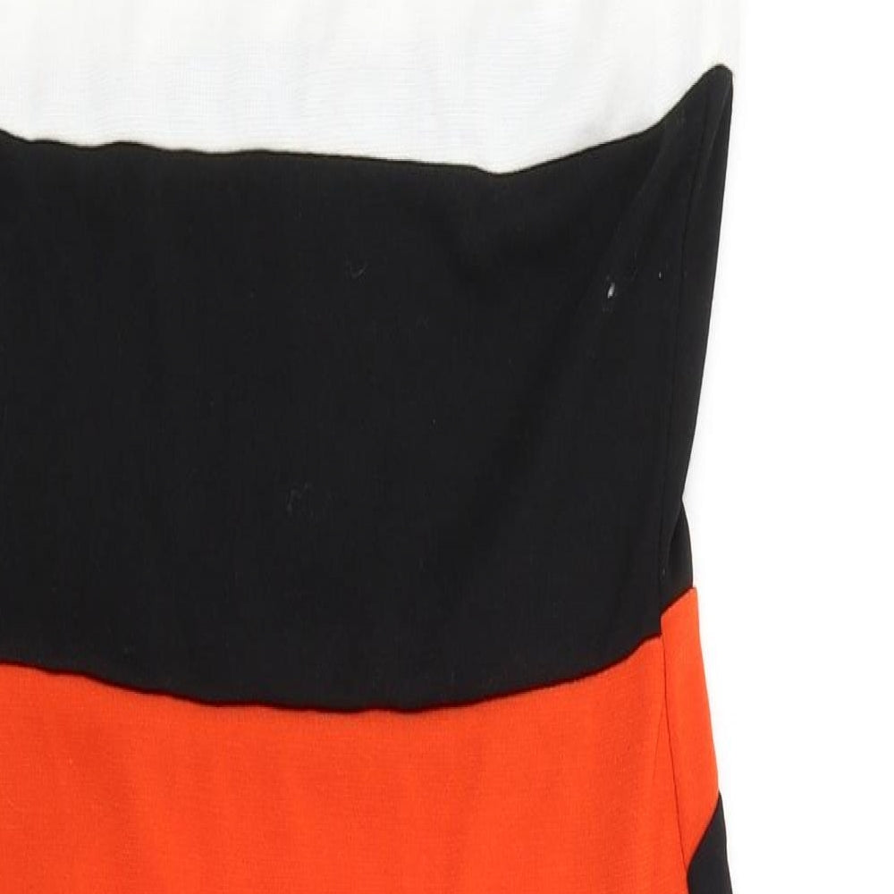 Miusol Womens Orange  Jersey Bodycon  Size M