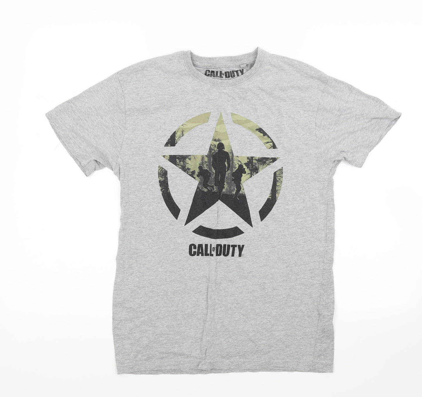 Call of Duty Mens Grey  Jersey  T-Shirt Size XS  - Call of Duty