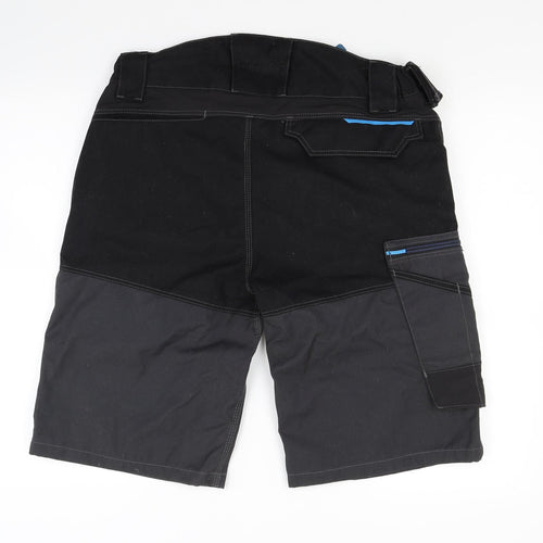 Portwest Mens Black   Cargo Shorts Size 36