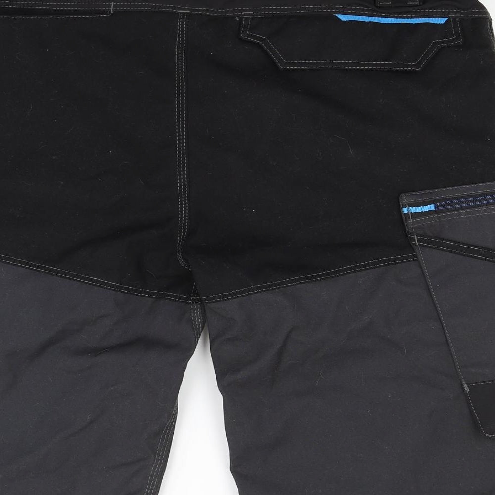 Portwest Mens Black   Cargo Shorts Size 36