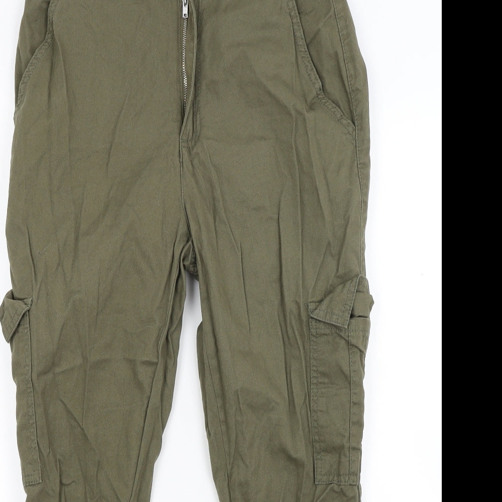 Primark Womens Green   Cargo Trousers Size 10 L27 in