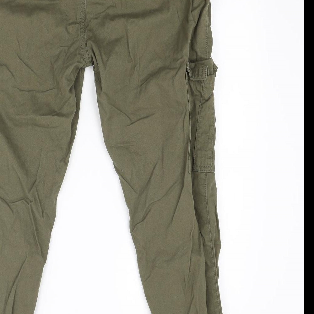 Primark Womens Green   Cargo Trousers Size 10 L27 in