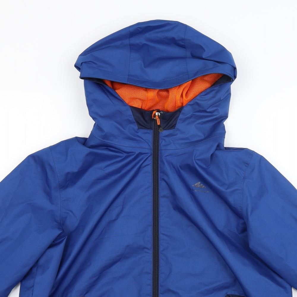 Quechua Boys Blue   Windbreaker Coat Size 14 Years
