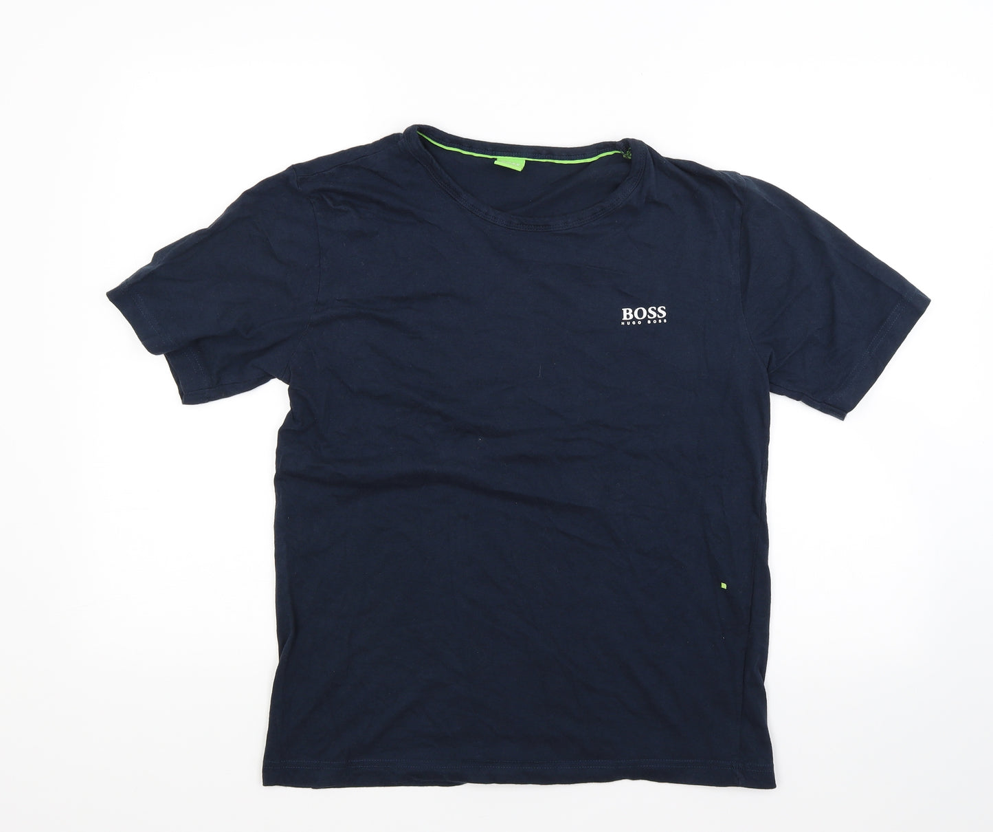 HUGO BOSS Mens Blue  Jersey  T-Shirt Size M