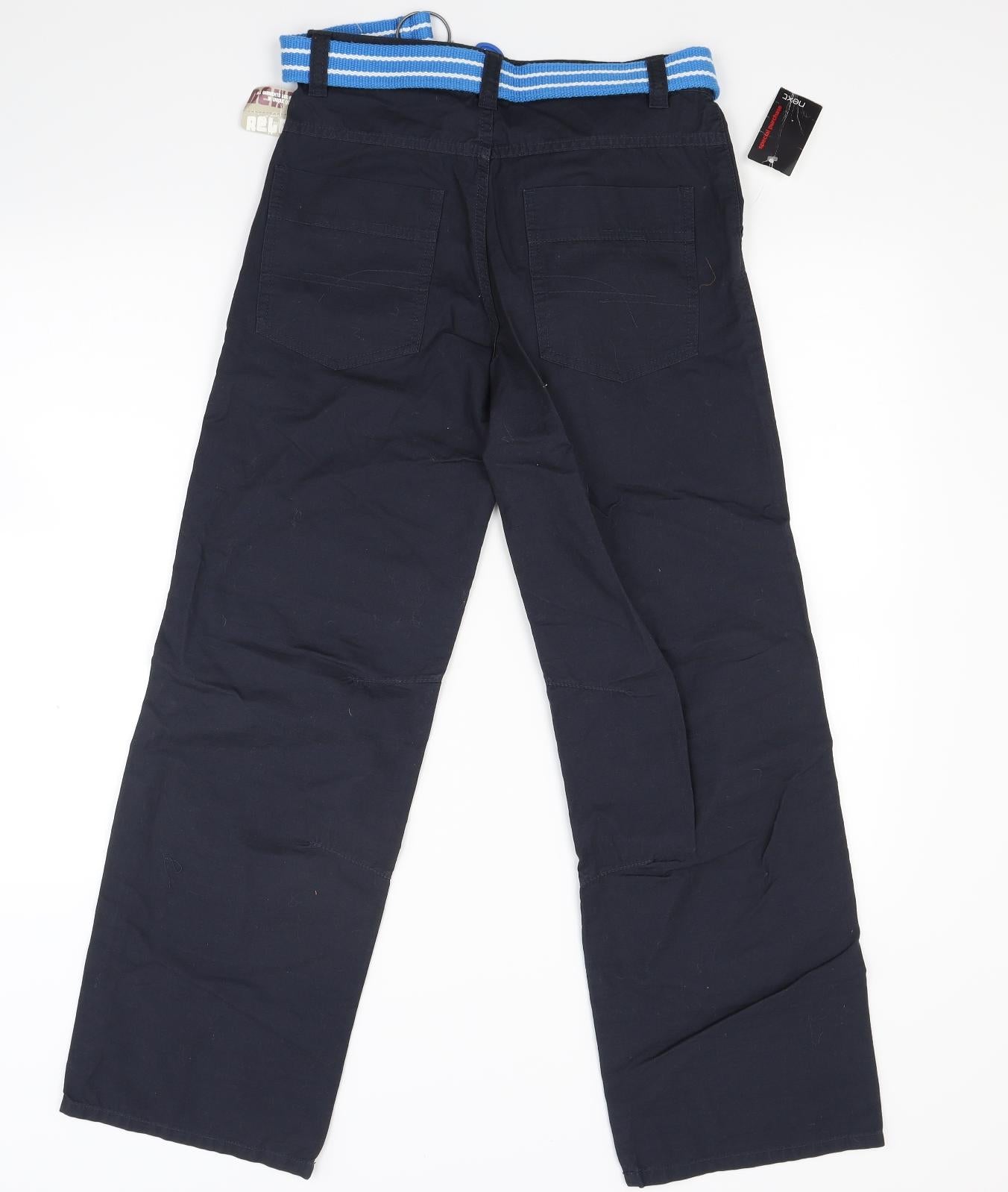 NEXT Boys Blue   Chino Trousers Size 12 Years