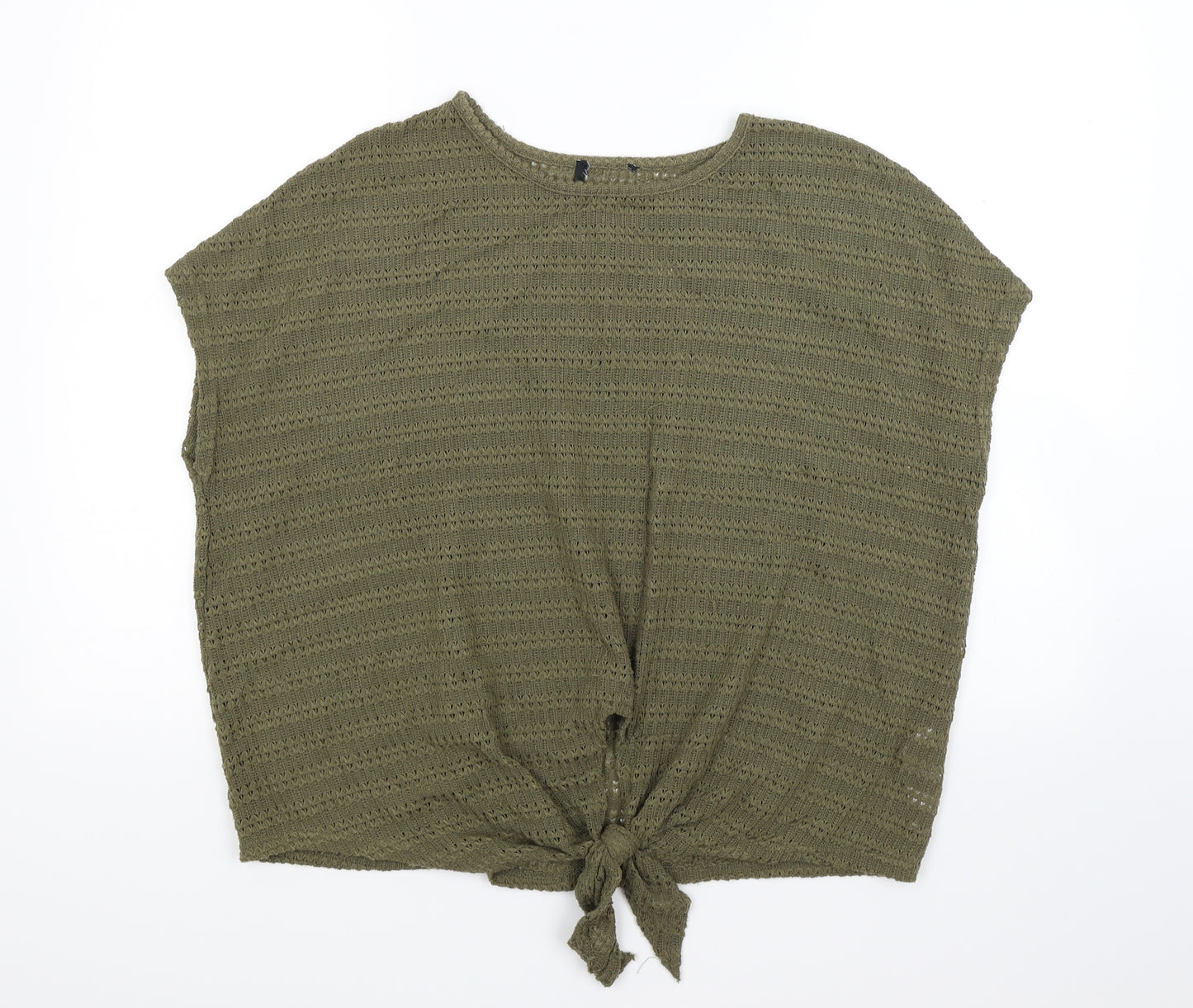 New Look Womens Green  Knit Pullover Jumper Size L