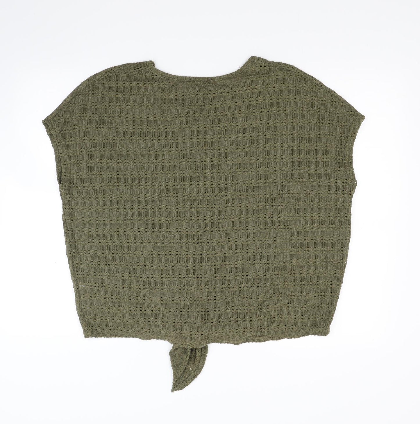 New Look Womens Green  Knit Pullover Jumper Size L