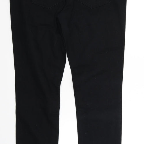 NEXT Womens Black  Denim Skinny Jeans Size 16 L30 in