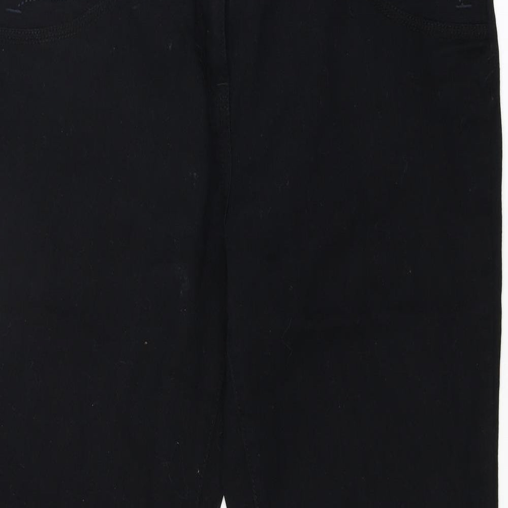 NEXT Womens Black  Denim Skinny Jeans Size 16 L30 in