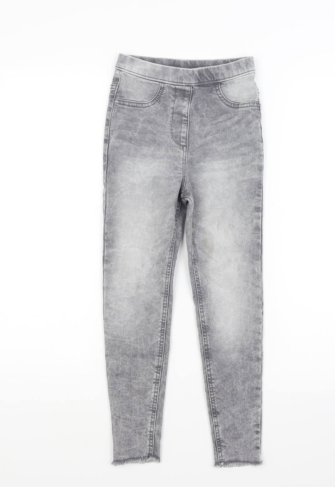 George Girls Grey  Denim Jegging Jeans Size 8-9 Years
