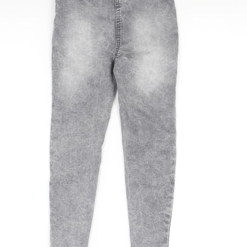 George Girls Grey  Denim Jegging Jeans Size 8-9 Years