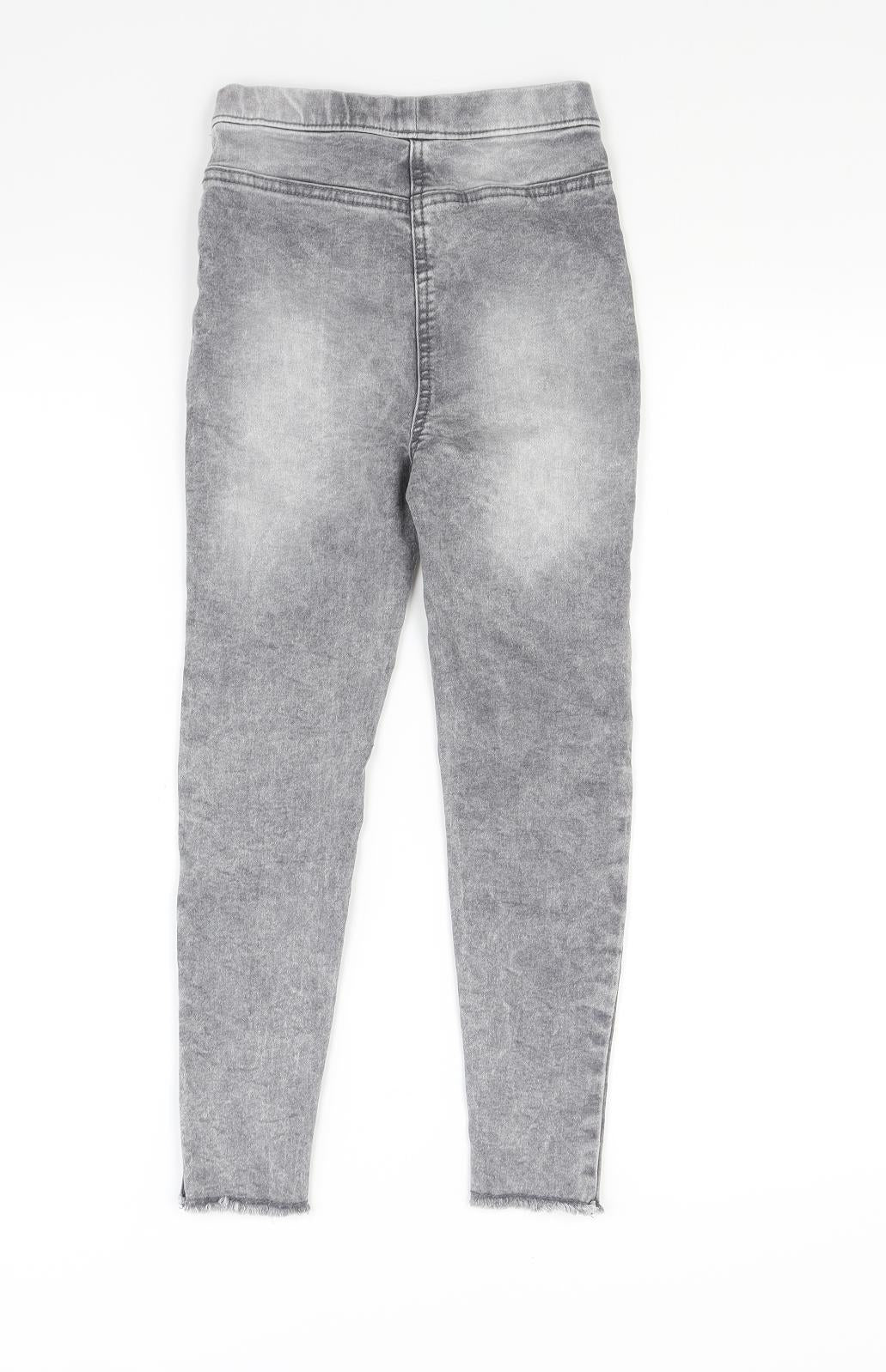 George Girls Grey  Denim Jegging Jeans Size 8-9 Years