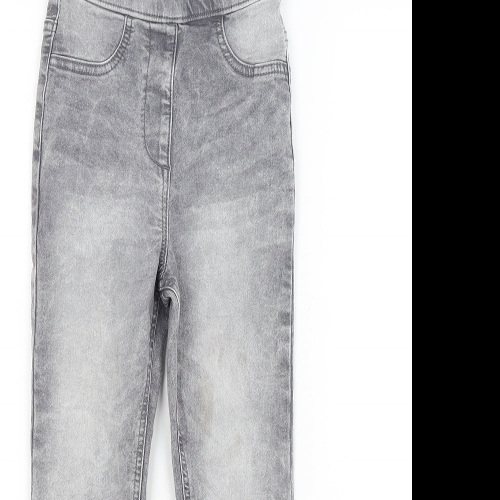 George Girls Grey  Denim Jegging Jeans Size 8-9 Years