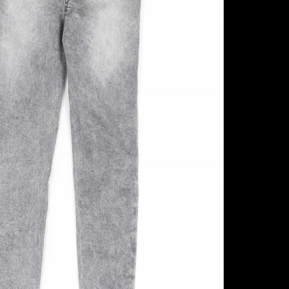 George Girls Grey  Denim Jegging Jeans Size 8-9 Years