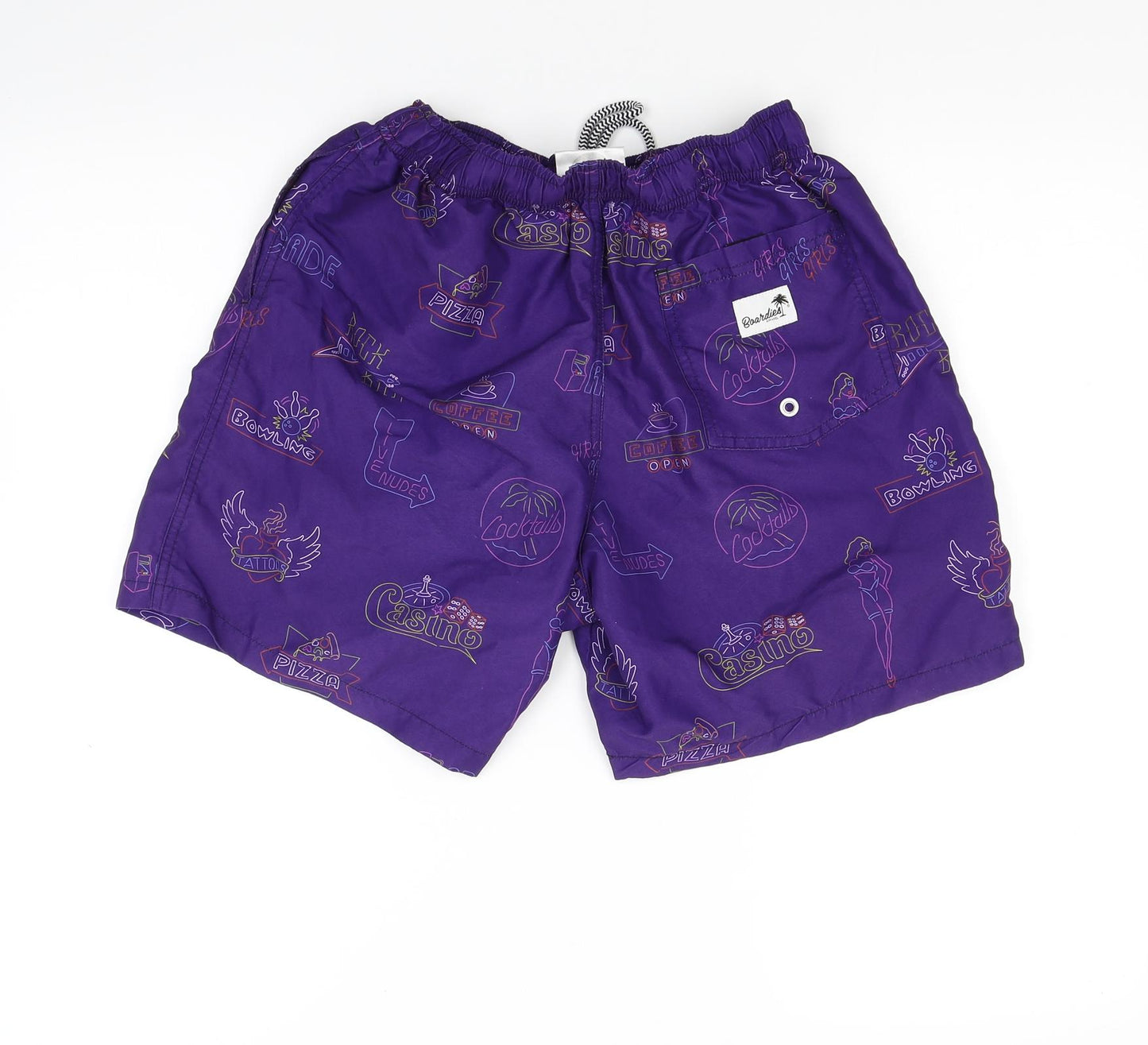 Boardies Mens Purple   Bermuda Shorts Size S