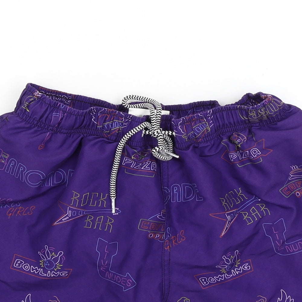 Boardies Mens Purple   Bermuda Shorts Size S