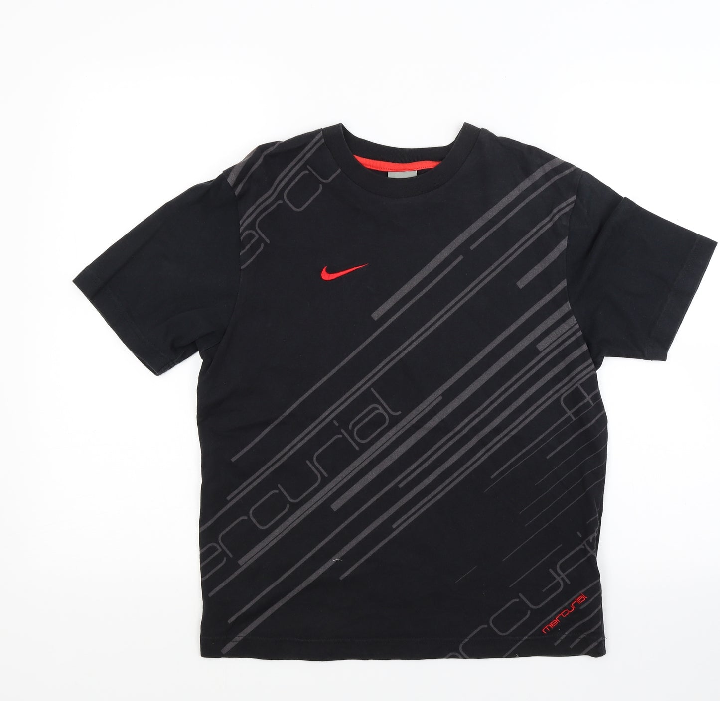 Nike Boys Black  Jersey Basic T-Shirt Size 15-16 Years