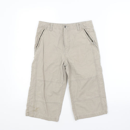 George Boys Beige   Cargo Shorts Size 9-10 Years