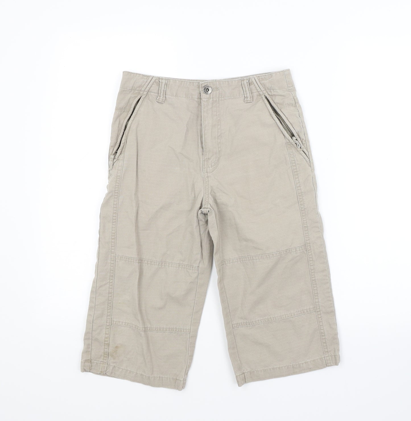 George Boys Beige   Cargo Shorts Size 9-10 Years
