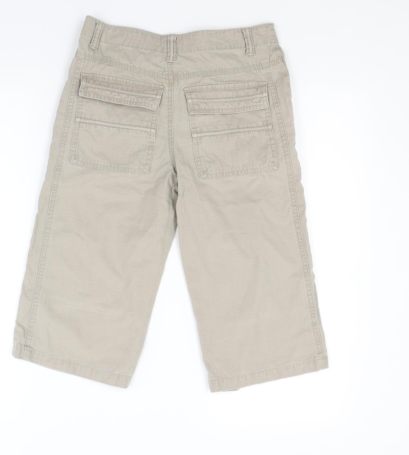George Boys Beige   Cargo Shorts Size 9-10 Years