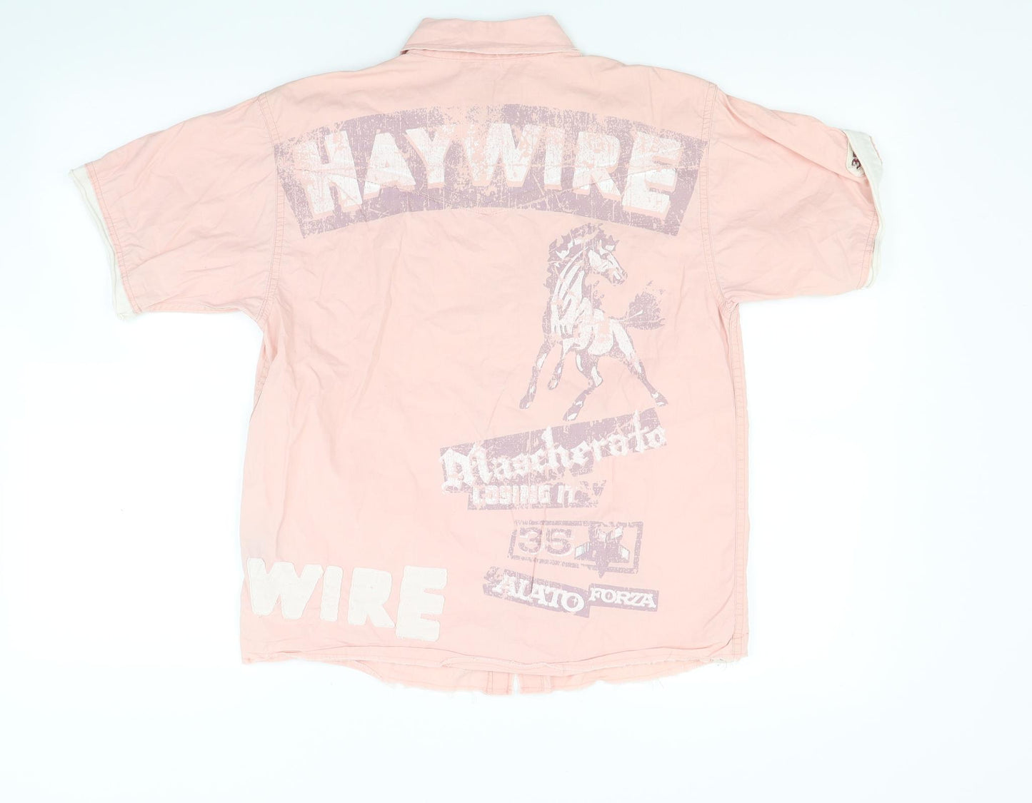 Haywire Boys Pink   Basic Button-Up Size 11-12 Years