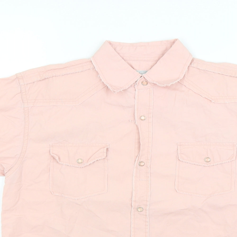 Haywire Boys Pink   Basic Button-Up Size 11-12 Years