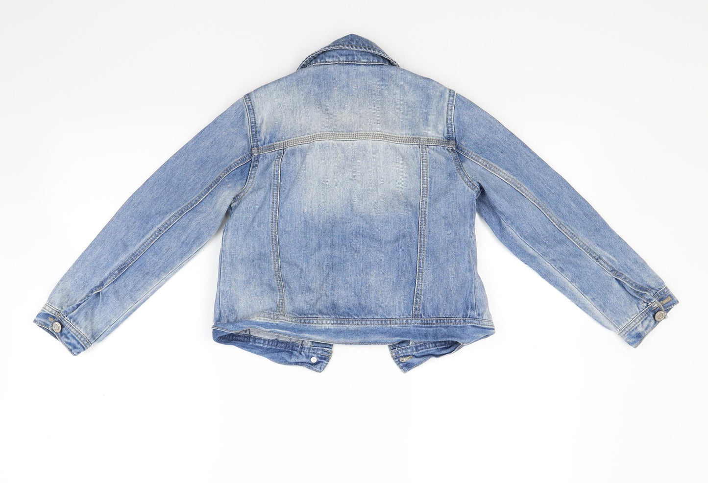 NEXT Girls Blue  Denim Jacket Coat Size 8 Years