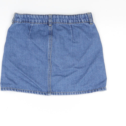 George Girls Blue  Denim Mini Skirt Size 8-9 Years