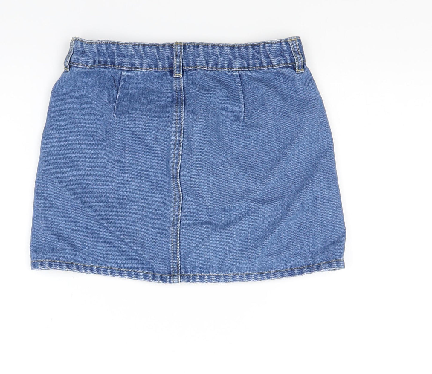 George Girls Blue  Denim Mini Skirt Size 8-9 Years