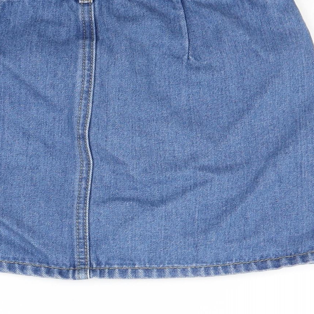 George Girls Blue  Denim Mini Skirt Size 8-9 Years