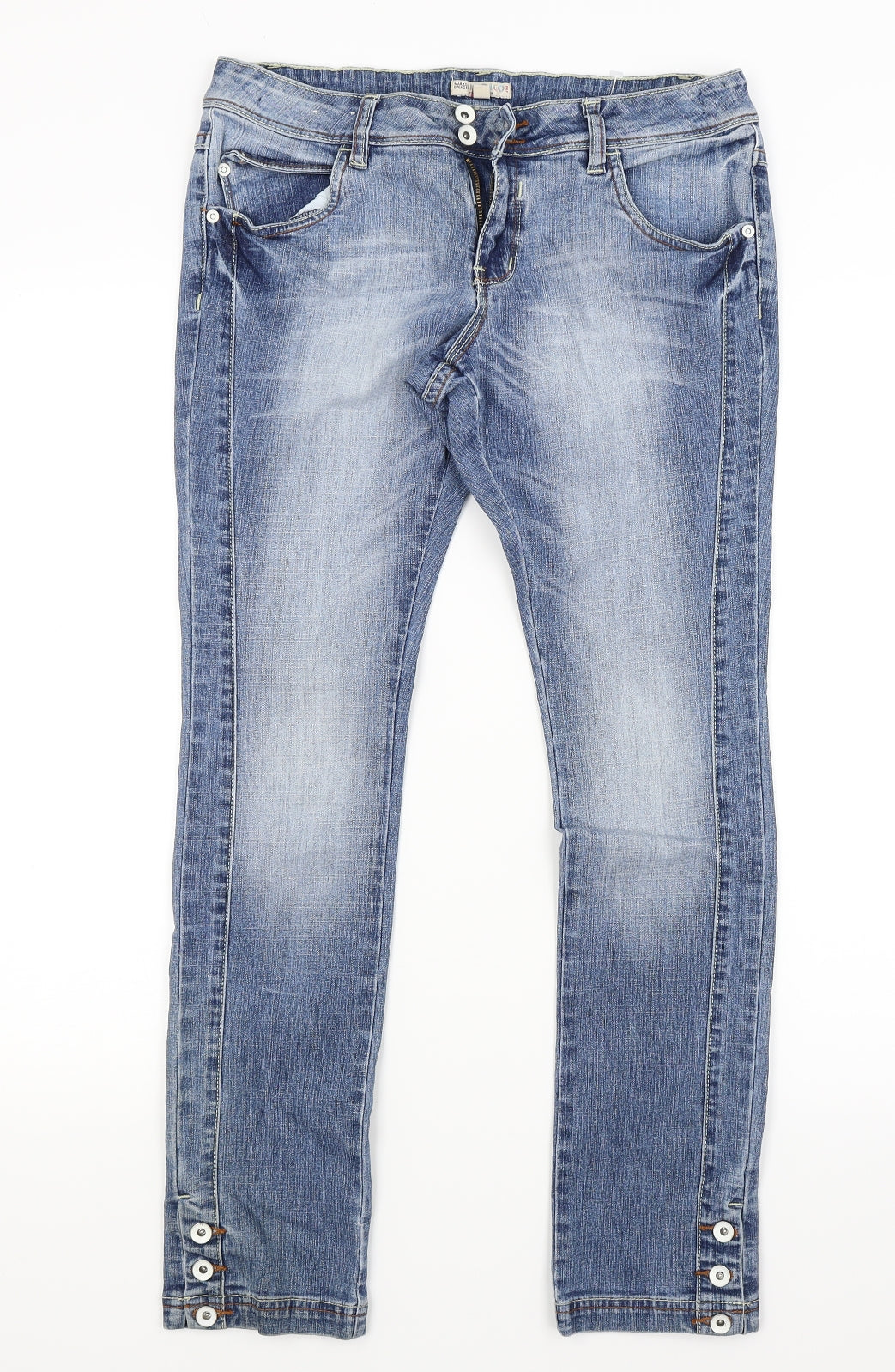 Marks and Spencer Girls Blue  Denim Skinny Jeans Size 14 Years