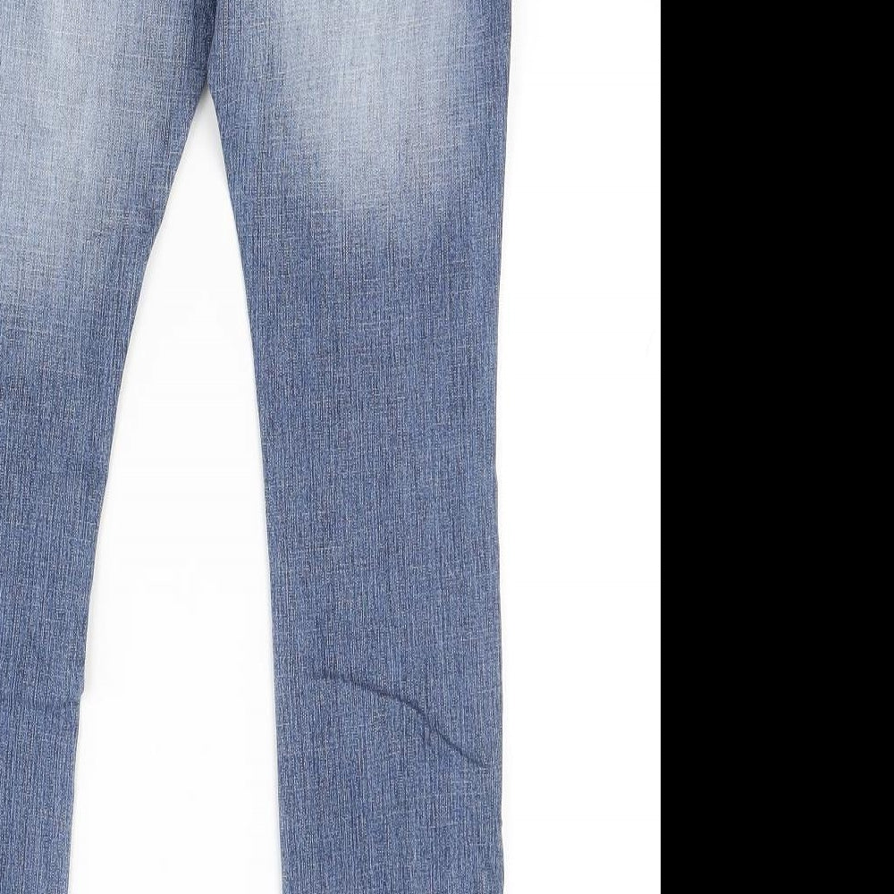 Marks and Spencer Girls Blue  Denim Skinny Jeans Size 14 Years