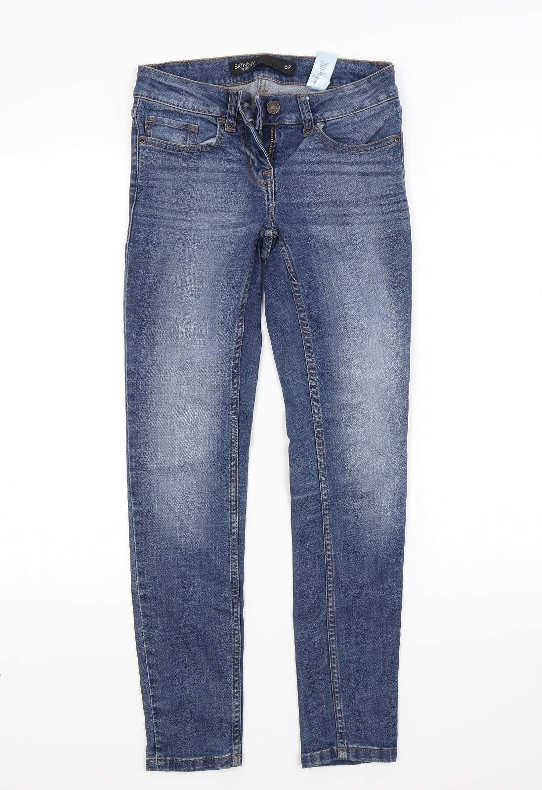NEXT Womens Blue  Denim Skinny Jeans Size 6 L26 in