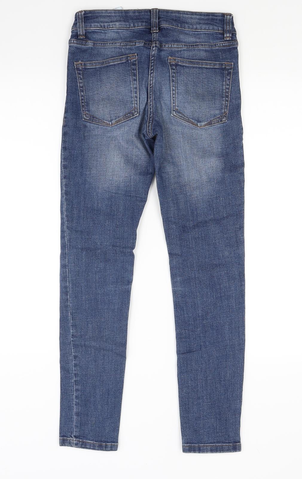 NEXT Womens Blue  Denim Skinny Jeans Size 6 L26 in