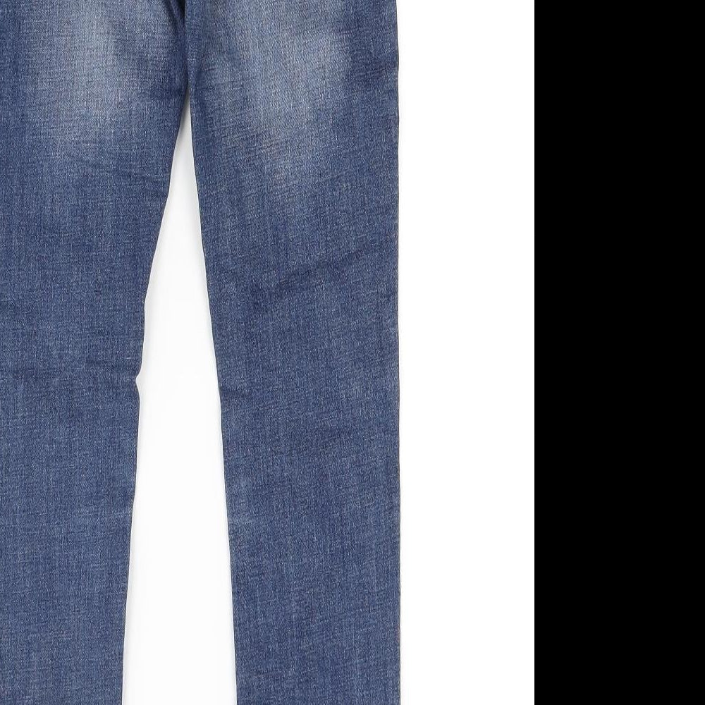 NEXT Womens Blue  Denim Skinny Jeans Size 6 L26 in