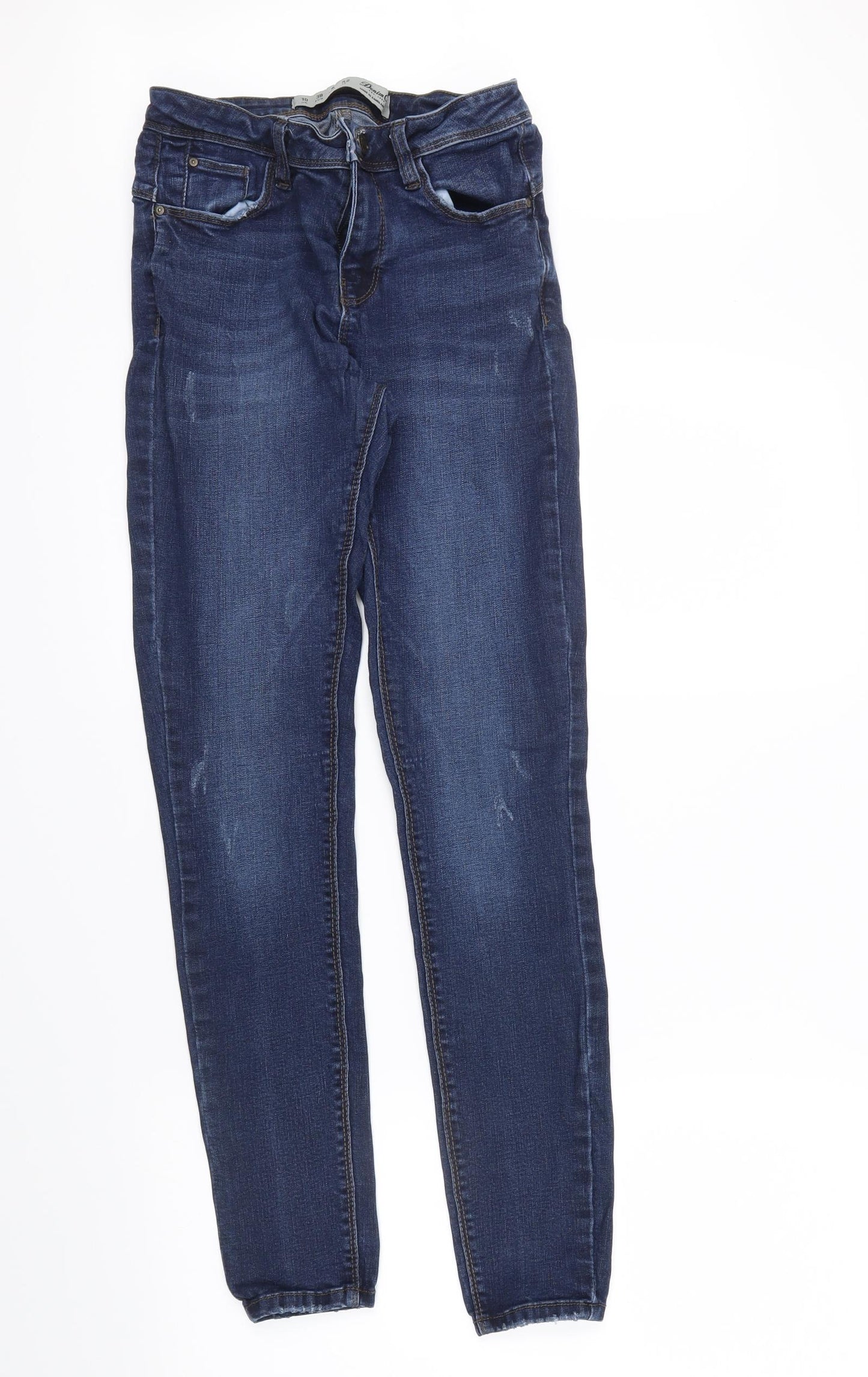 Primark Womens Blue   Skinny Jeans Size 10 L28 in