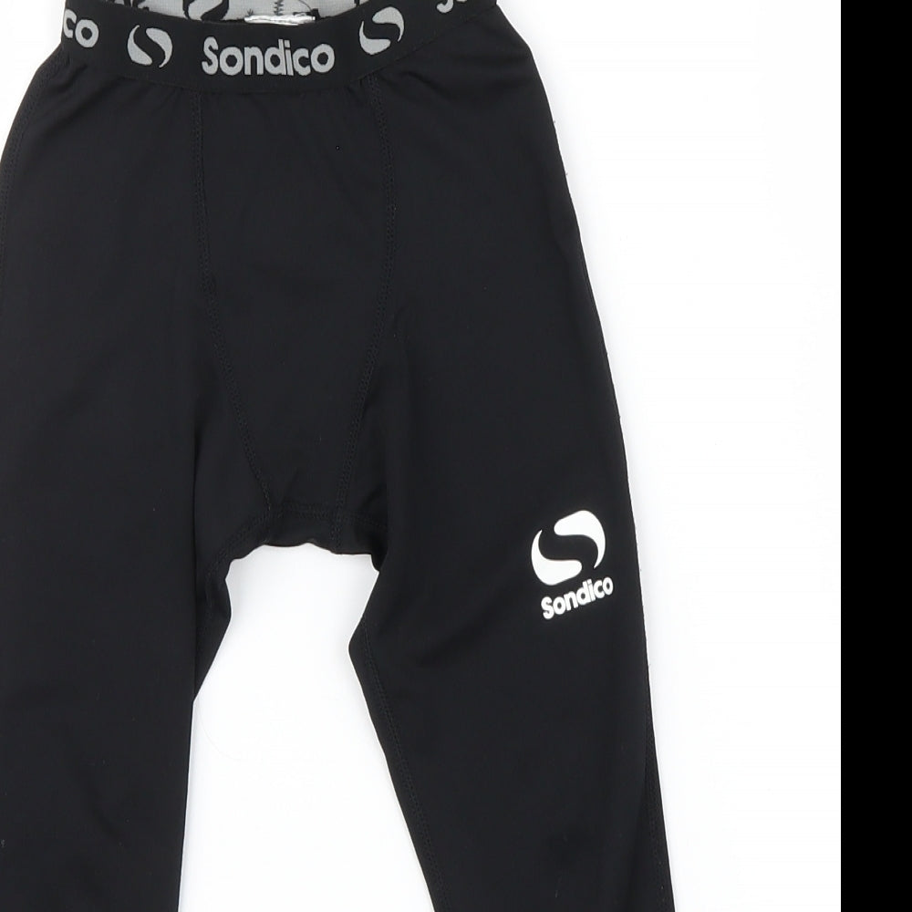 Sondico Boys Black Colourblock  Jegging Trousers Size 3-4 Years - leggins