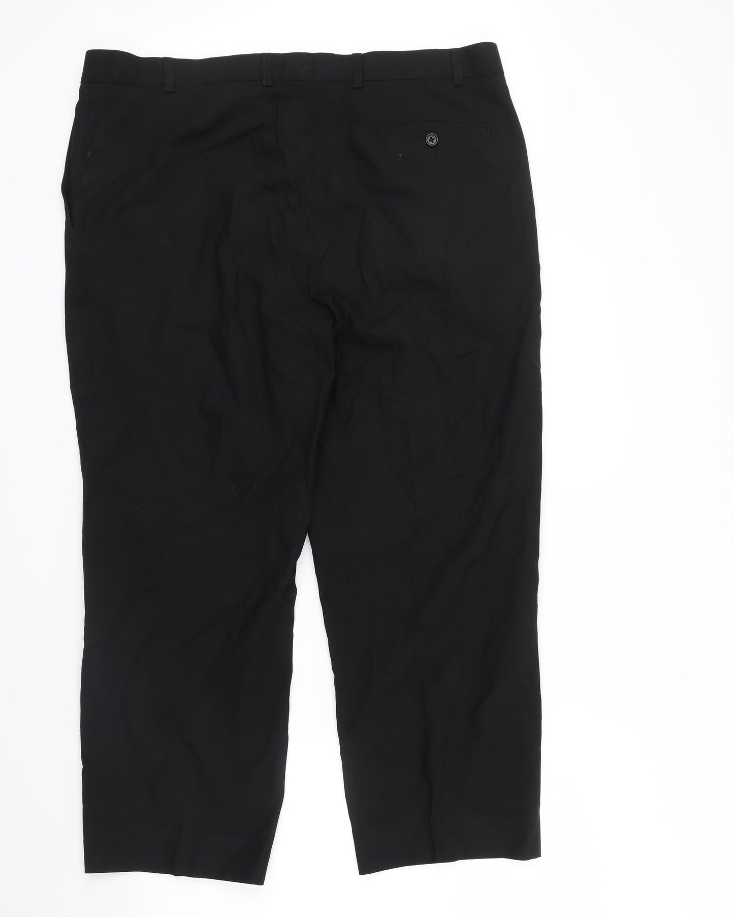 Greenwood Mens Black   Cropped Trousers Size 40 L26 in