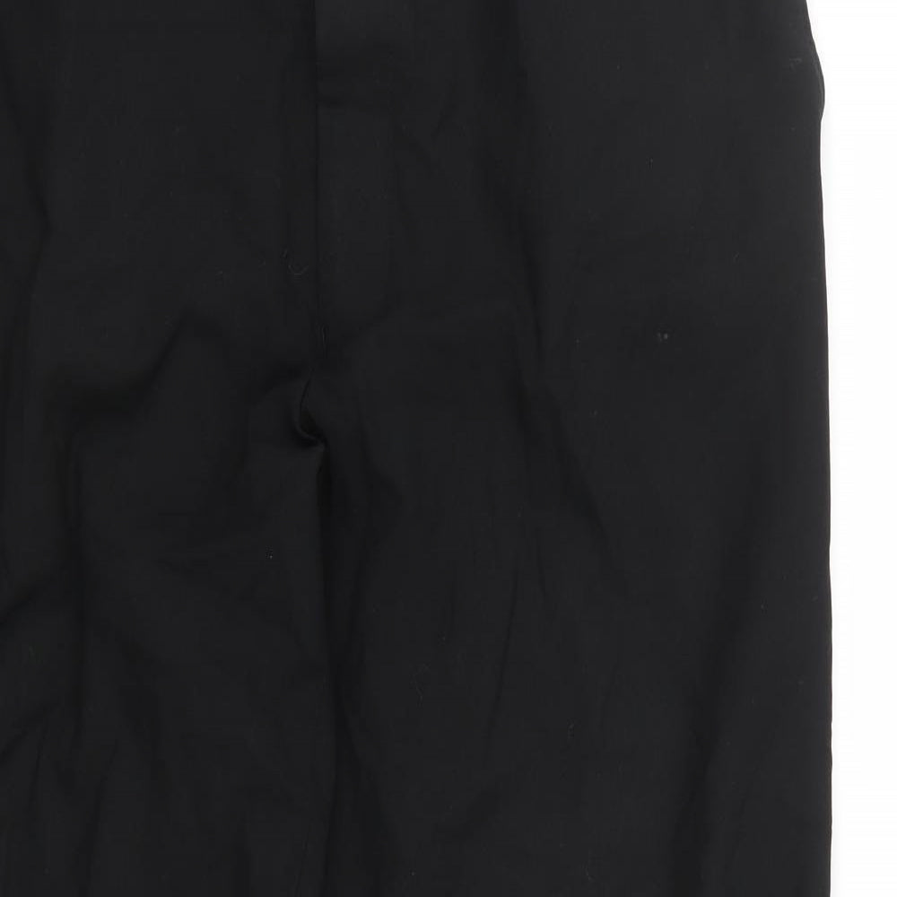 Greenwood Mens Black   Cropped Trousers Size 40 L26 in