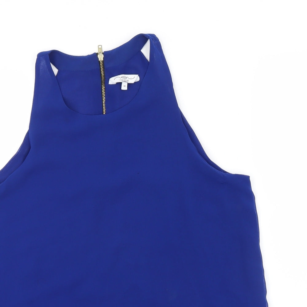 New Look Womens Blue   Basic Blouse Size 14