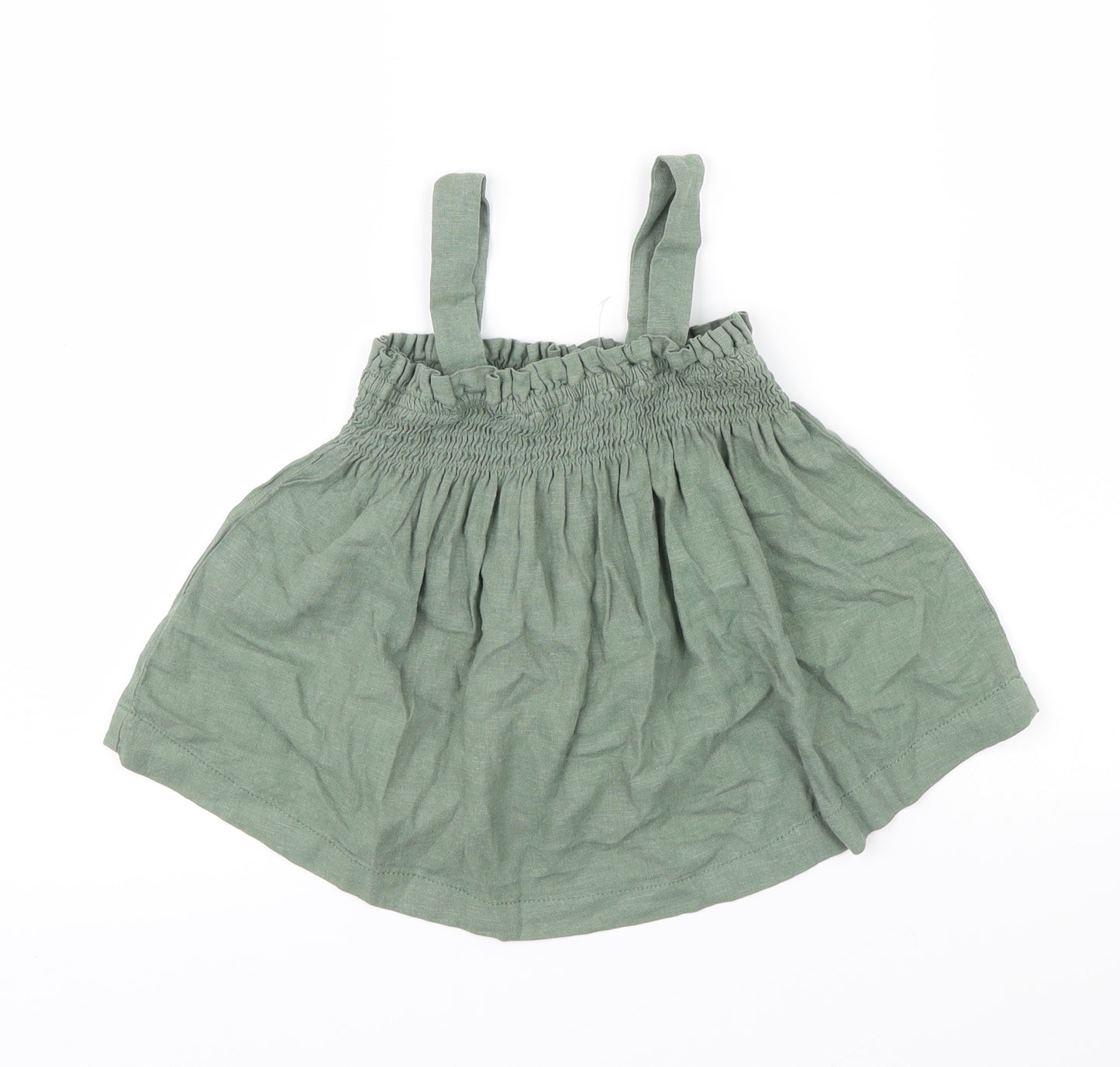 NEXT Girls Green Colourblock  Basic Casual Size 5 Years  - straps