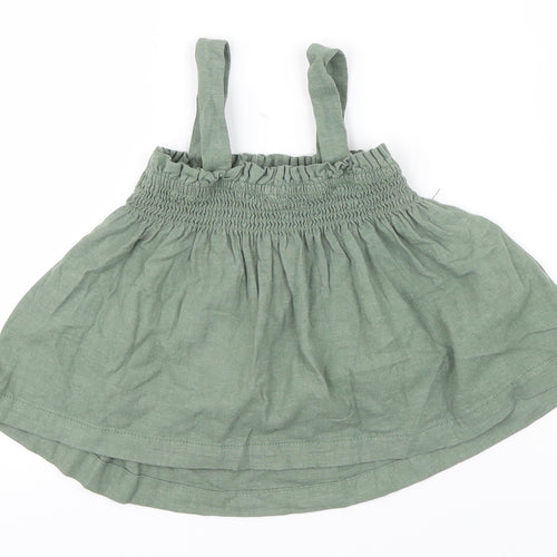 NEXT Girls Green Colourblock  Basic Casual Size 5 Years  - straps